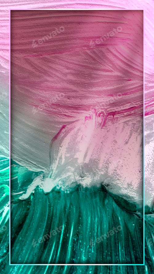 Preview: Bright two tone background frame