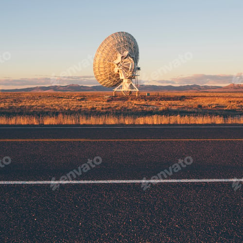 Preview: Large radio antennas, also know as The Very Large Array (VLA), used to search for extra-terrestrial