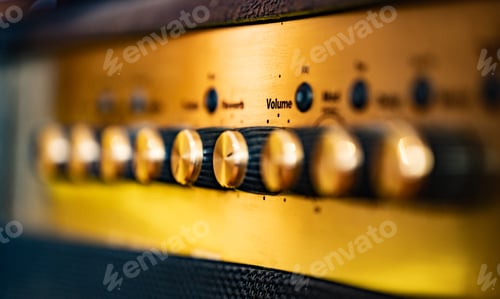 Preview: Electric guitar amp level controls