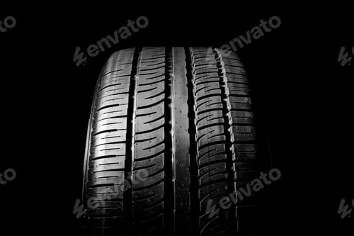 Preview: Car tires close-up