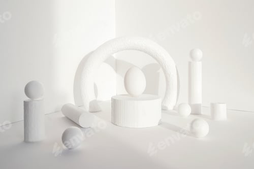 Preview: Food art still life concept. Egg white.