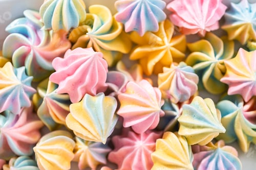 Preview: Unicorn meringue cookies