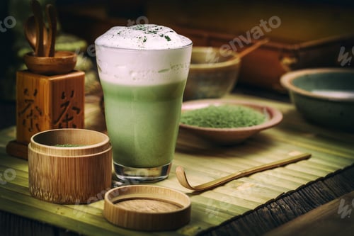 Preview: Matcha green tea latte