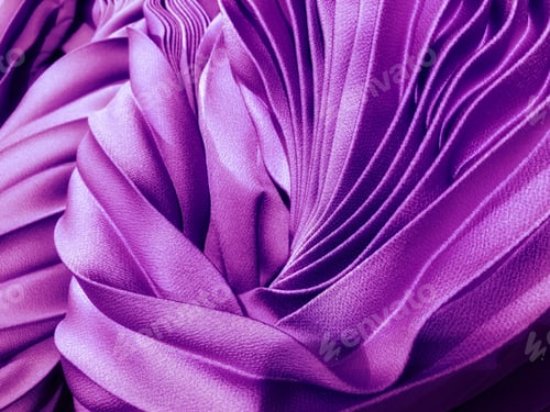 Preview: Purple pleats fabric