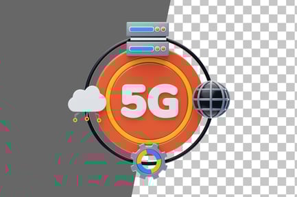 Preview: 5G Ecosystem 3D Icon
