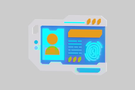 Preview: Futuristic id card access control