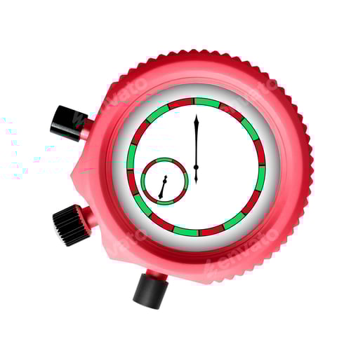 Preview: Stopwatch on white background