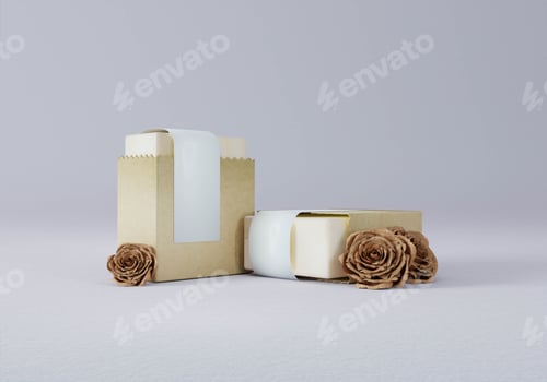 Preview: The soap is beautifully placed in a rectangular box on a white background.