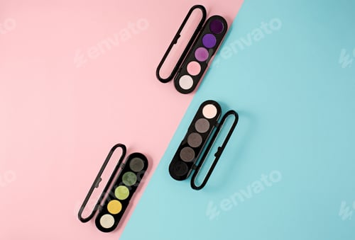 Preview: Cosmetics On Modern Colorful Background