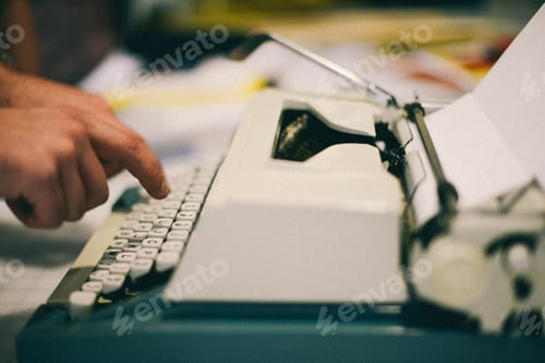 Preview: Old manual typewriter