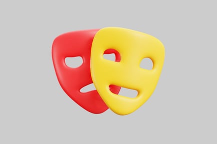 Preview: Red and yellow masks