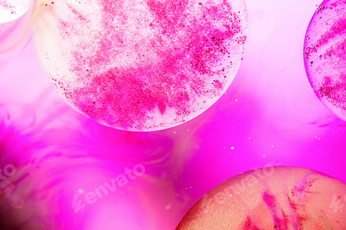 Preview: Oil bubbles abstract background