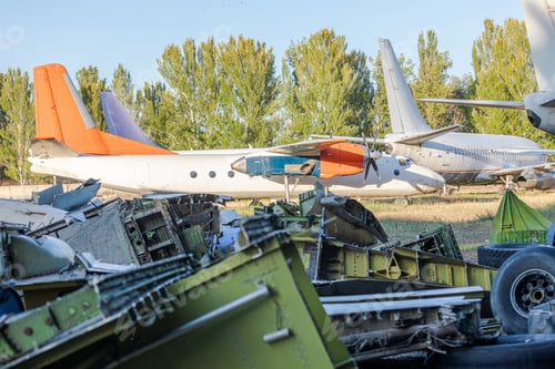 Preview: Disassembled planes in the aircraft graveyard