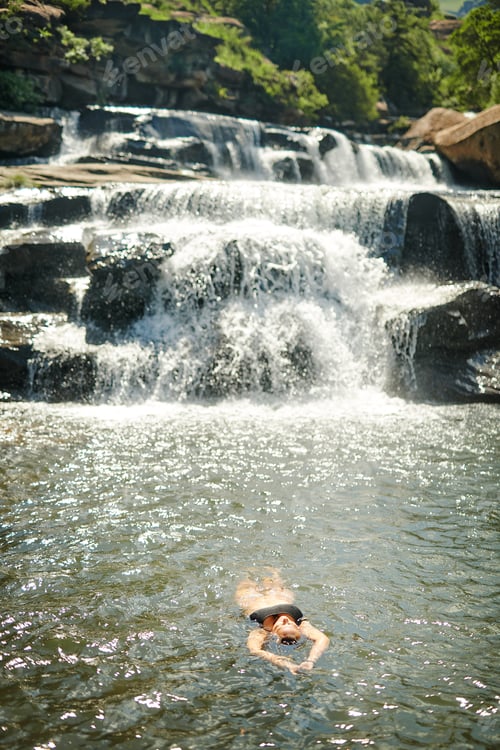 Preview: Enjoying the feeling of water on my skin
