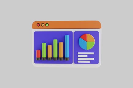 Preview: Business charts and graph webpage