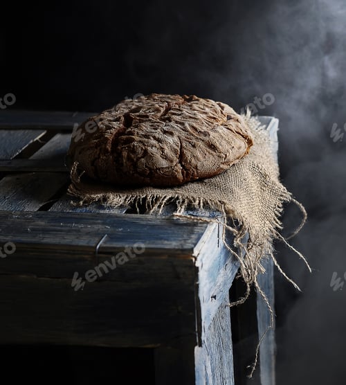 Preview: loaf of rye homemade bread