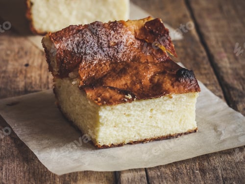 Preview: Casserole (Cottage Cheese), Several Pieces On A Wooden Surface