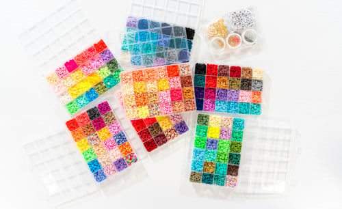 Preview: Colorful Clay Beads Set for Creative Kids' Bracelet Making