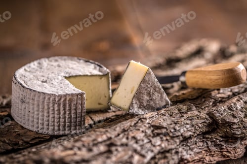 Preview: Camembert cheese slice