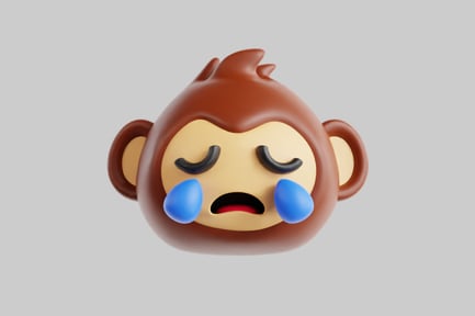 Preview: Crying monkey emoji