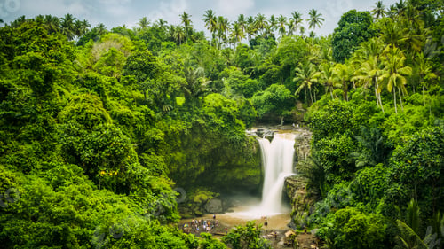 Preview: Amazing Tegenungan Waterfall near Ubud in Bali, Indonesia