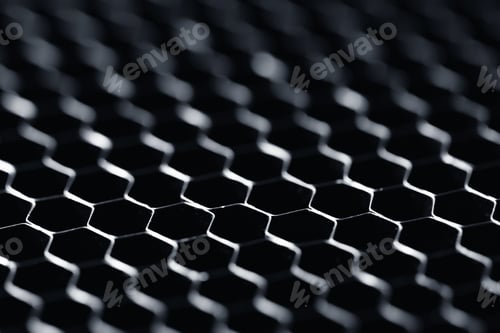 Preview: Abstract hi-tech surface with a honeycomb cells