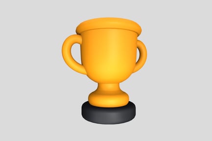 Preview: Trophy Modern 3D Illustration