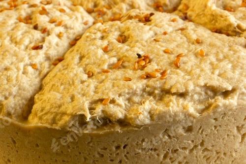 Preview: traditional turkish tahini halva in plate