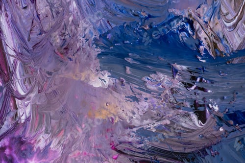 Preview: Abstract flow of liquid paints in mix