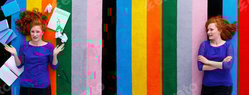 Preview: Happy and tired worker