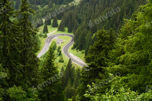Preview: road mountain view