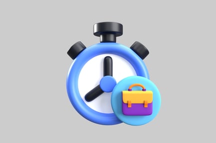 Visualização: Maleta Deadline com relógio de contagem regressiva