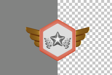 Preview: Star Badge 3D Icon