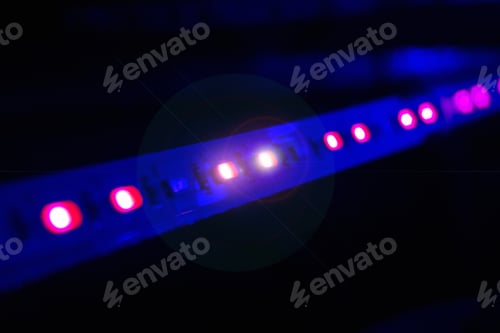 Preview: Purple led light strip