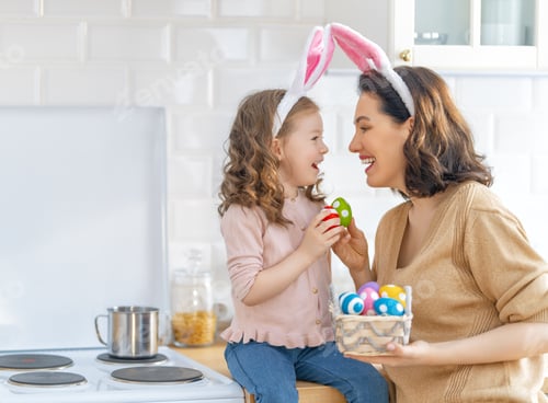 Preview: Family preparing for Easter