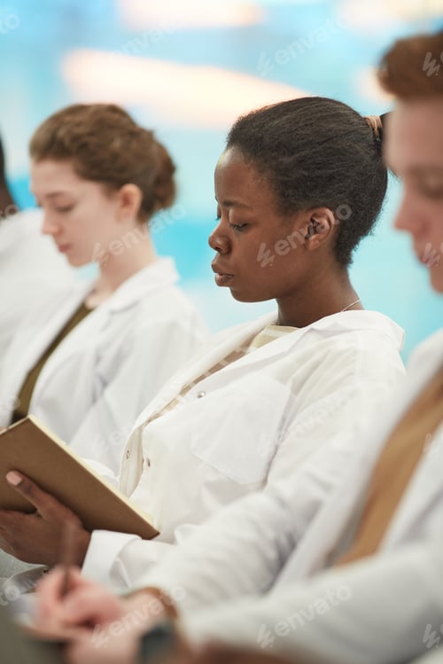 Preview: African American Med Student in Lecture