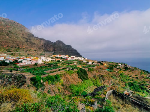 Preview: Scenic Rural Village Nestled on a Hillside
