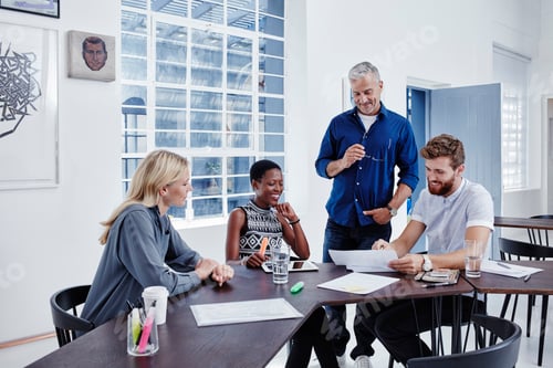 Preview: Business people having a meeting