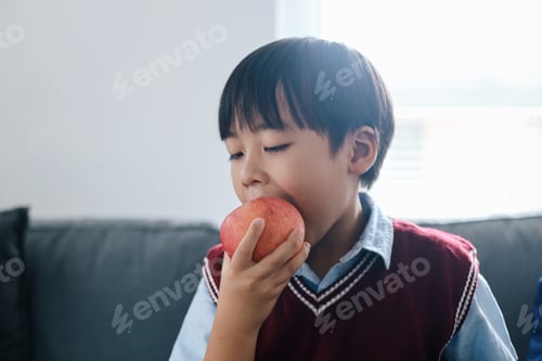 Preview: Boy Eats Apple For Breakfast