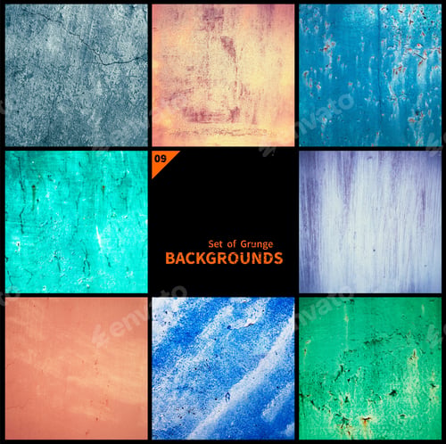 Preview: Collection Of Abstract Multicolored Backgrounds