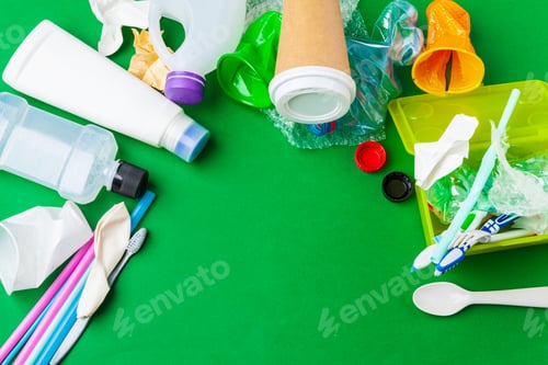 Preview: Recyclable garbage consisting of plastic and paper