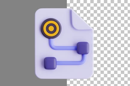 Preview: Business Plan 3D Icon