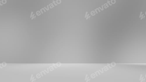 Preview: Empty gray room studio with shadow of tree leaves on the wall and floor for product presentation.