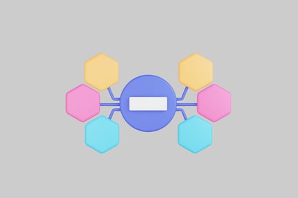 Preview: Abstract Composition with Circle and Hexagons