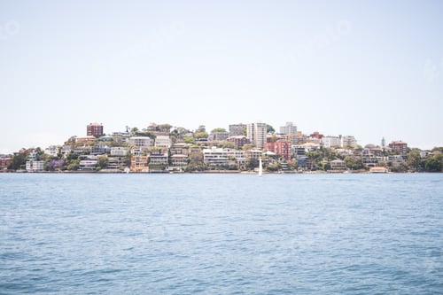 Preview: Eastern suburbs landscape with ocean in the front