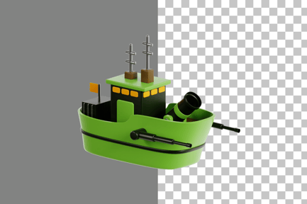 Preview: Ship 3D Icon