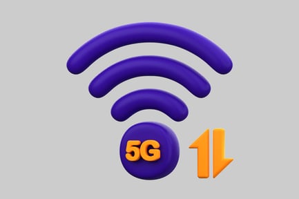 Preview: 5g wireless data signal icon