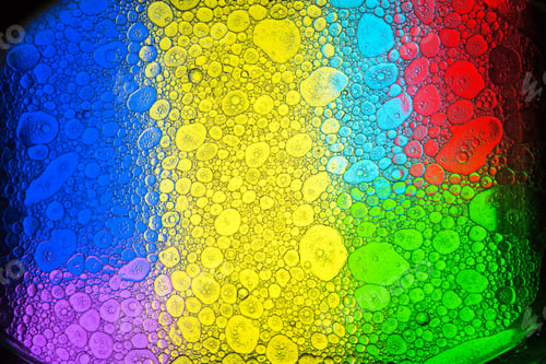 Preview: Colorful background covered with bubbles