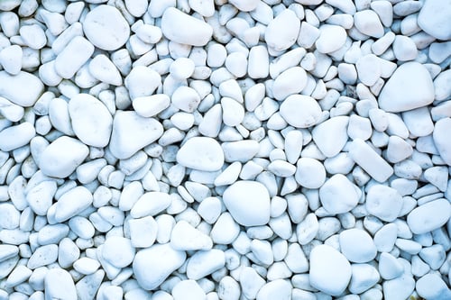 Preview: White pebble and sea stones background