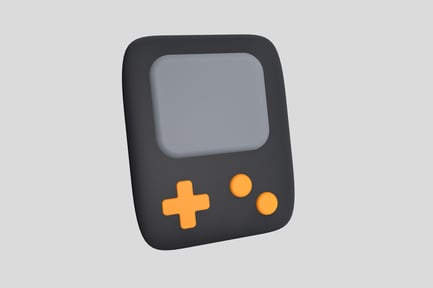 Preview: Game Console Modern 3D Illustration